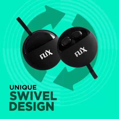flix by Beetel Breeze 110 Bluetooth Headset (Black, True Wireless) flix by Beetel Breeze 110 Bluetooth Headset (Black, True Wireless)